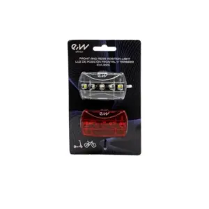 Juego de luces led frontal y trasera