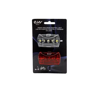 Juego de luces led frontal y trasera