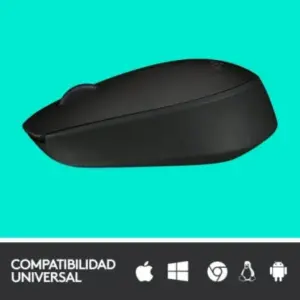 Raton Logitech B170 optico inalambrico negro