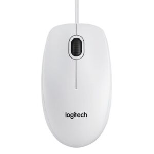 Raton Logitech B100 optico usb blanco