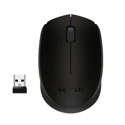 Raton Logitech B170 optico inalambrico negro