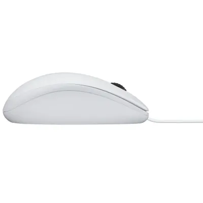 Raton Logitech B100 optico usb blanco