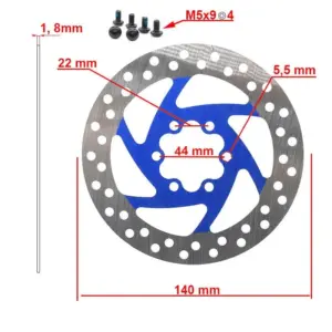 Discos de frenos 6H 140MM