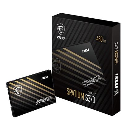 DISCO DURO 2.5" SSD 480GB SATA3 MSI SPATIUM S270