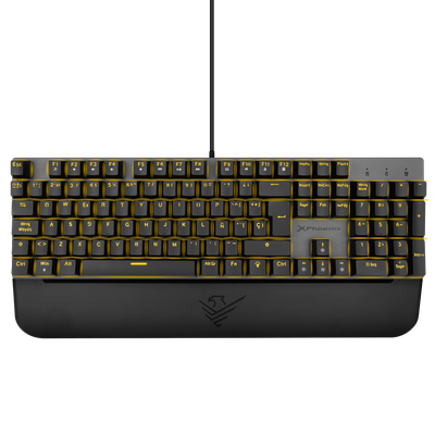 Teclado mecanico gaming Phoenix MK1 Elite Full RGB configurable Switches brown USB con reposamuñecas