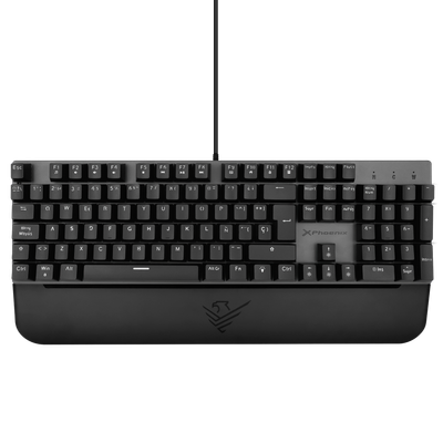 Teclado mecanico gaming Phoenix MK1 Elite Full RGB configurable Switches brown USB con reposamuñecas