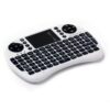 Phoenix Technologies - Mini Teclado Inalambrico 2.4Ghz con Touchpad Integrado para Android TV Box, PC, Pad, Smart TV, X-Box, HTPC, Blanco y Negro