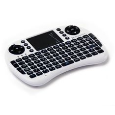 5642011886 Phoenix Technologies - Mini Teclado Inalambrico 2.4Ghz con Touchpad Integrado para Android TV Box, PC, Pad, Smart TV, X-Box, HTPC, Blanco y Negro