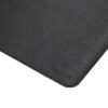 Phoenix - Alfombrilla PU 80 x 40 cm, Antideslizante, Impermeable, Material Simil Cuero Negra