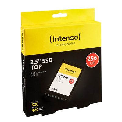 DISCO DURO INTERNO SOLIDO SSD INTENSO TOP PERFORMANCE 256GB 2.5" SATA3